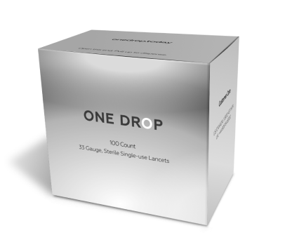 100 одноразовых ланцетов для глюкометра One Drop. 100CT One Drop Lancets